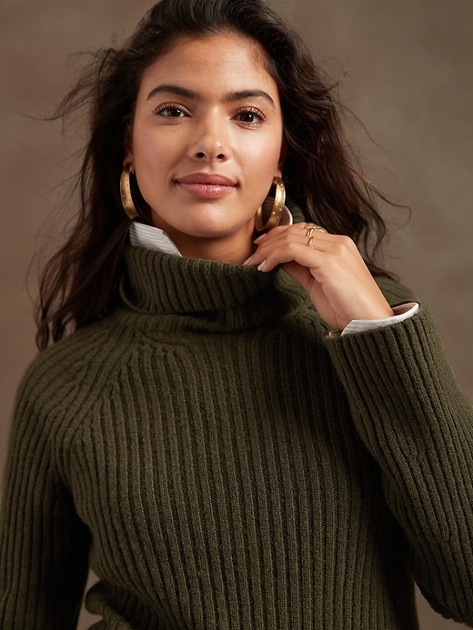 Image number 6 showing, Heritage Cashmere Flare-Sleeve Sweater