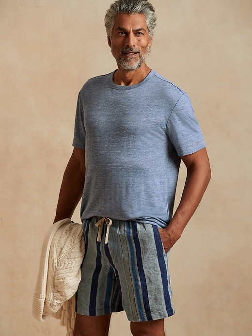 Charter Linen T-Shirt | Banana Republic