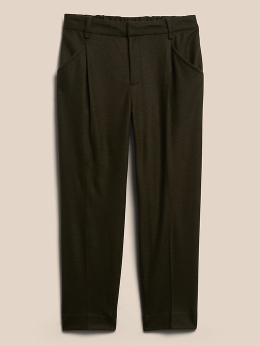Image number 3 showing, Pleated Wool-Blend Pant