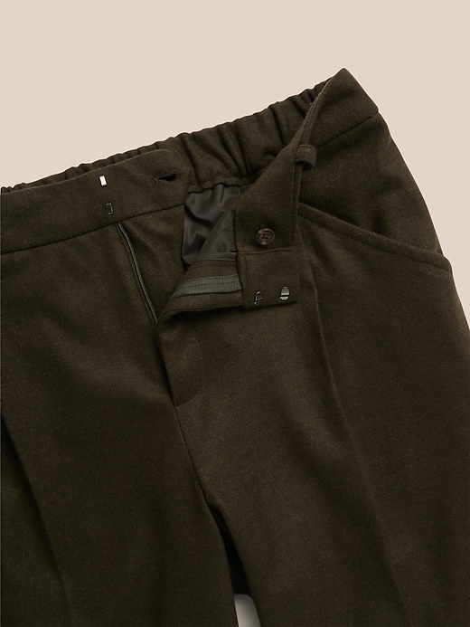 Image number 8 showing, High-Rise Tapered Italian Wool-Blend Pant