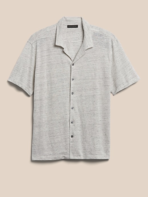 Image number 4 showing, Linen Knit Resort Shirt