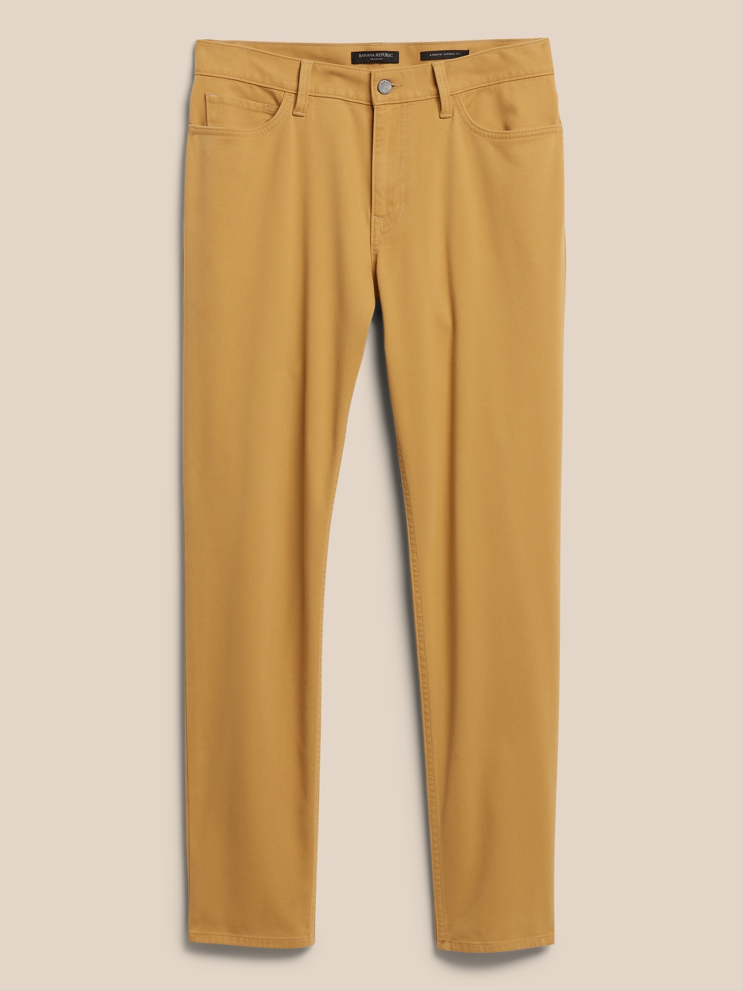 athletic tapered heathered traveler pant