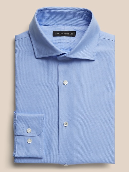 Image number 4 showing, Fine Twill Dress Shirt with Cutaway Collar