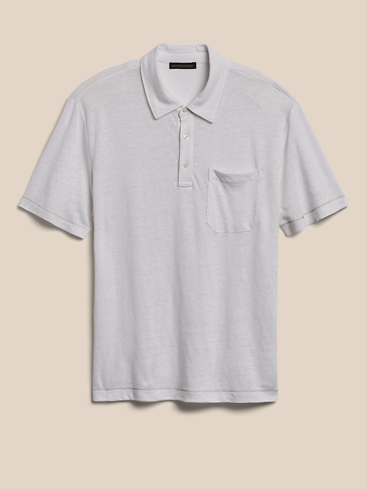 Image number 4 showing, Linen Polo