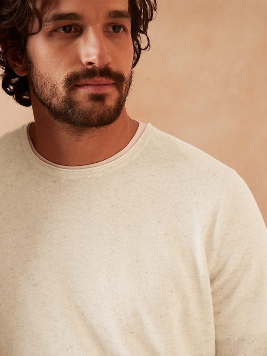 Image number 1 showing, Livorno Silk-Linen Sweater