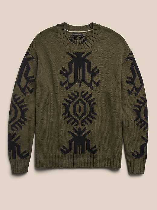 Image number 5 showing, BR ARCHIVES Intarsia Sweater