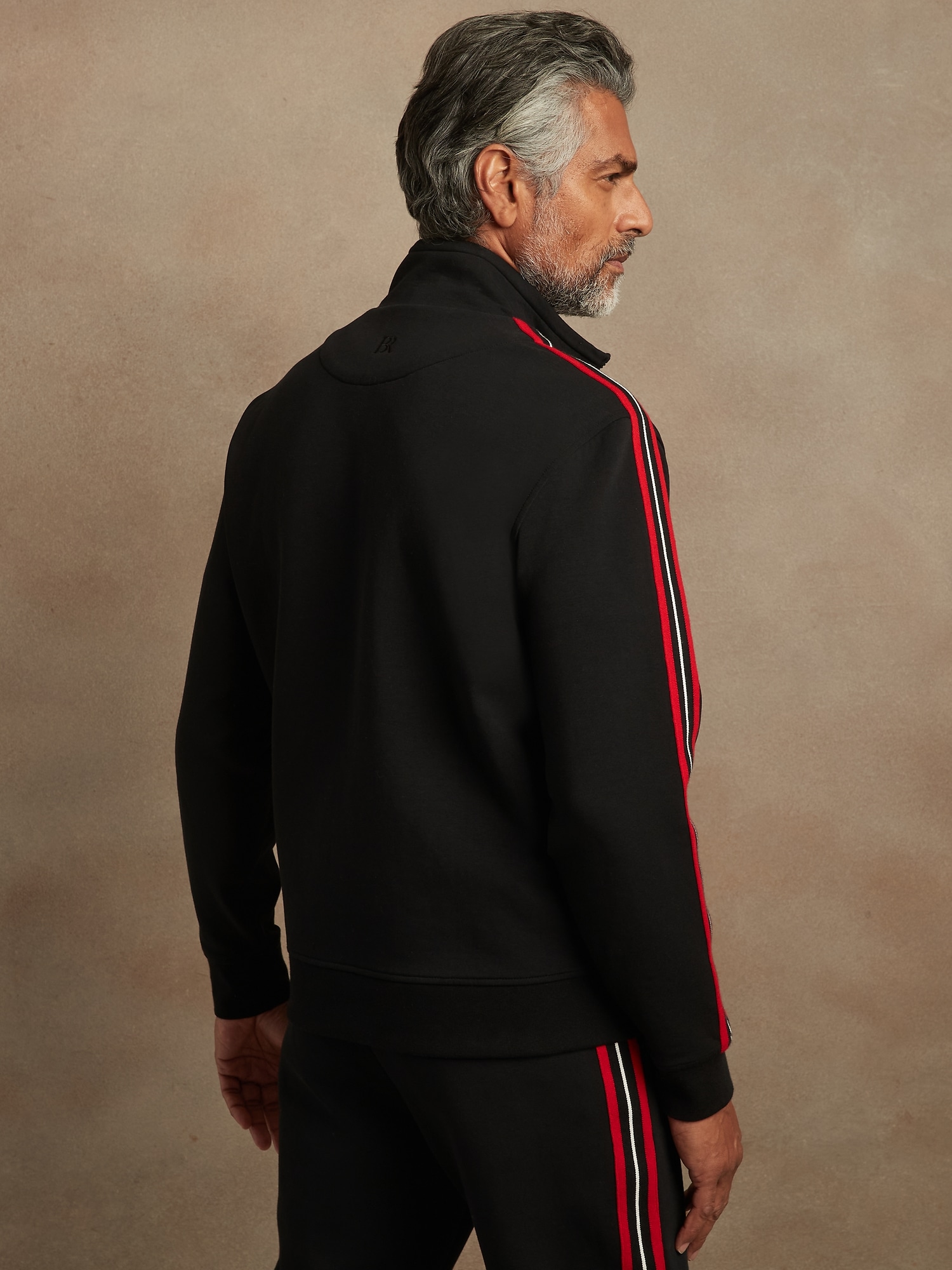 ScubaKnit Track Jacket Banana Republic