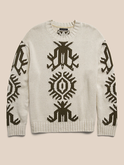 Image number 2 showing, BR ARCHIVES Intarsia Sweater