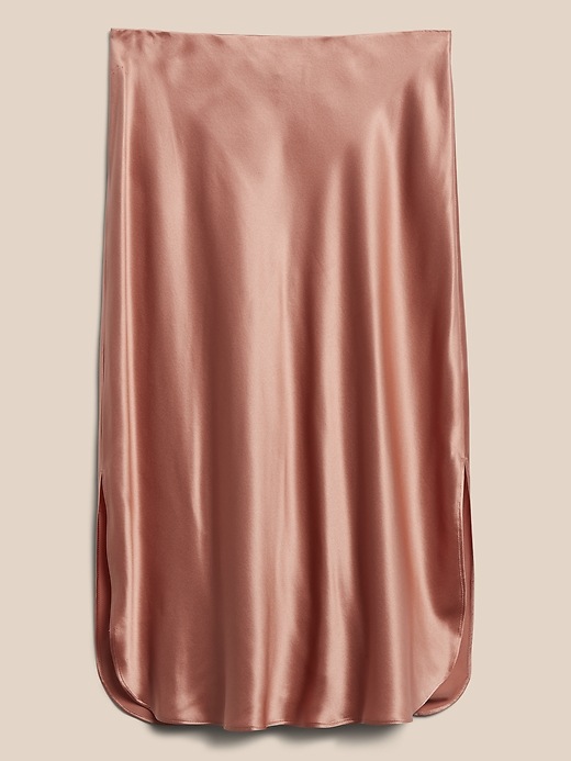 Image number 7 showing, Silk Midi Skirt