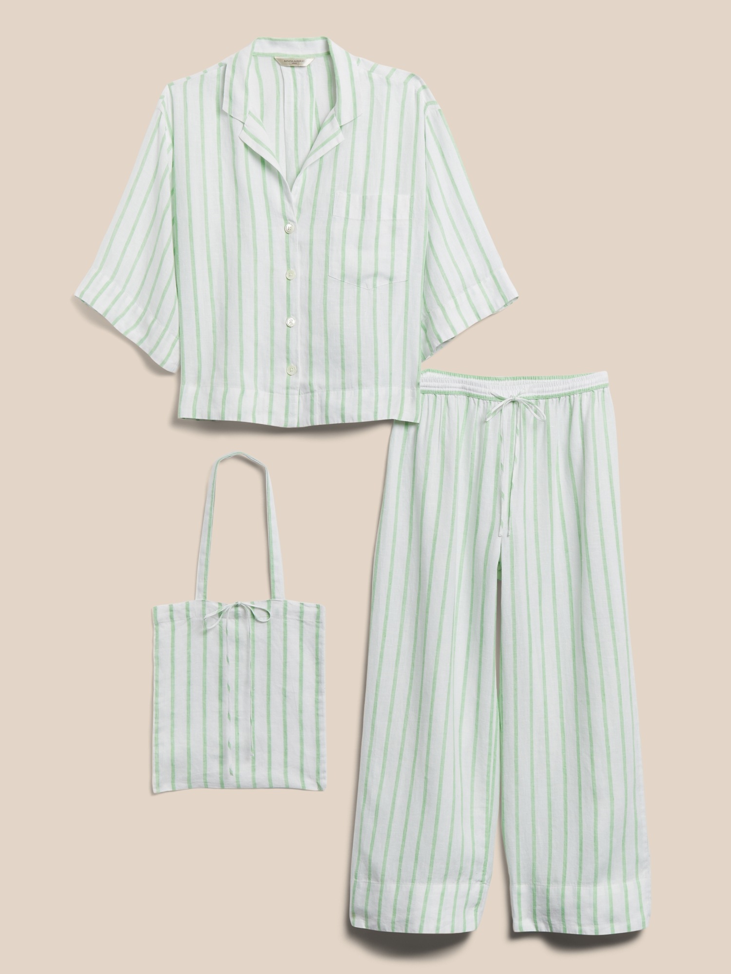 Restore Linen Pajama Pant Set