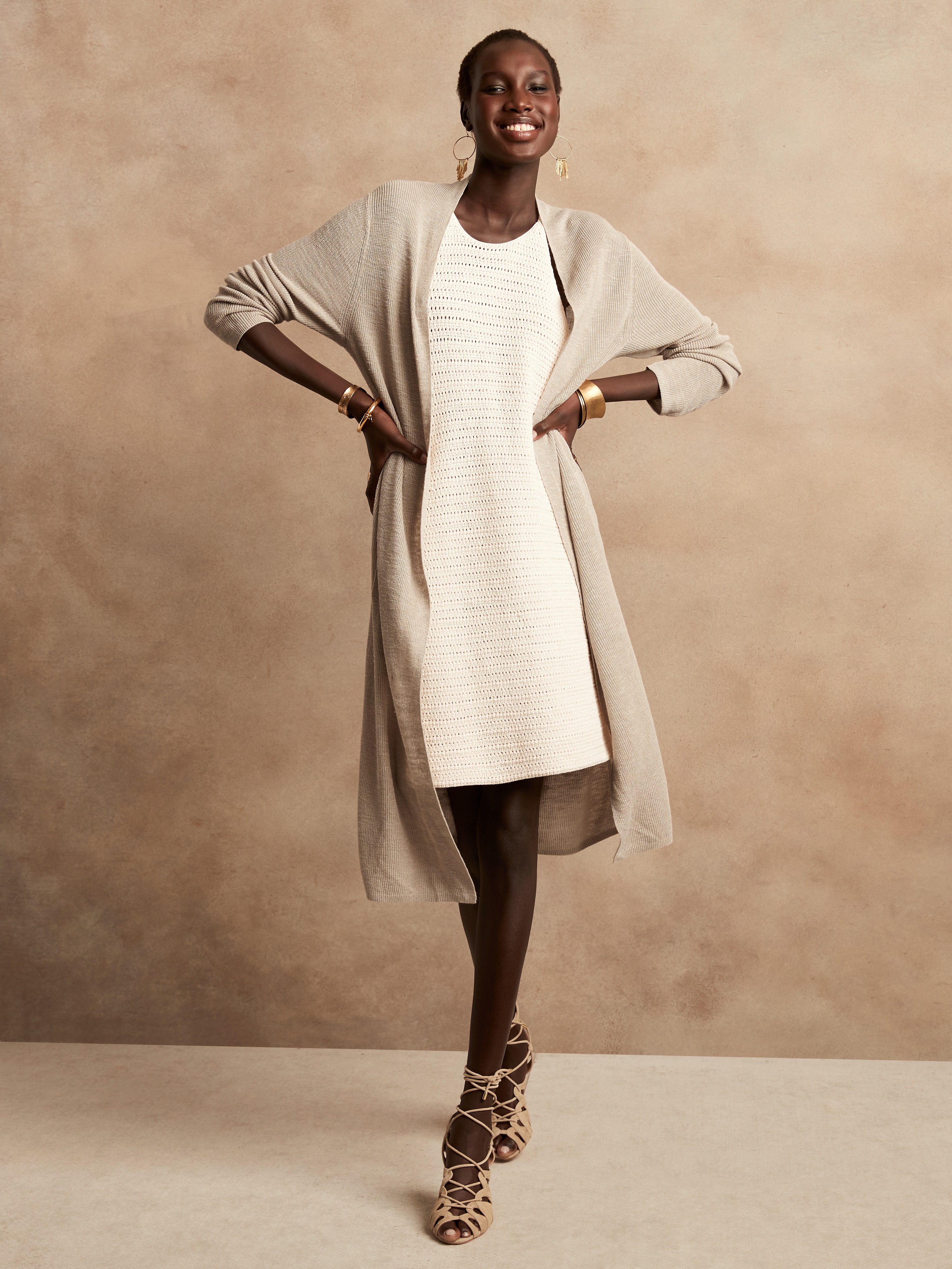 トップス A.PRESSE 22SS Silk linen Cardigan 3 A.PRESSE 22SS Silk linen Cardigan 3