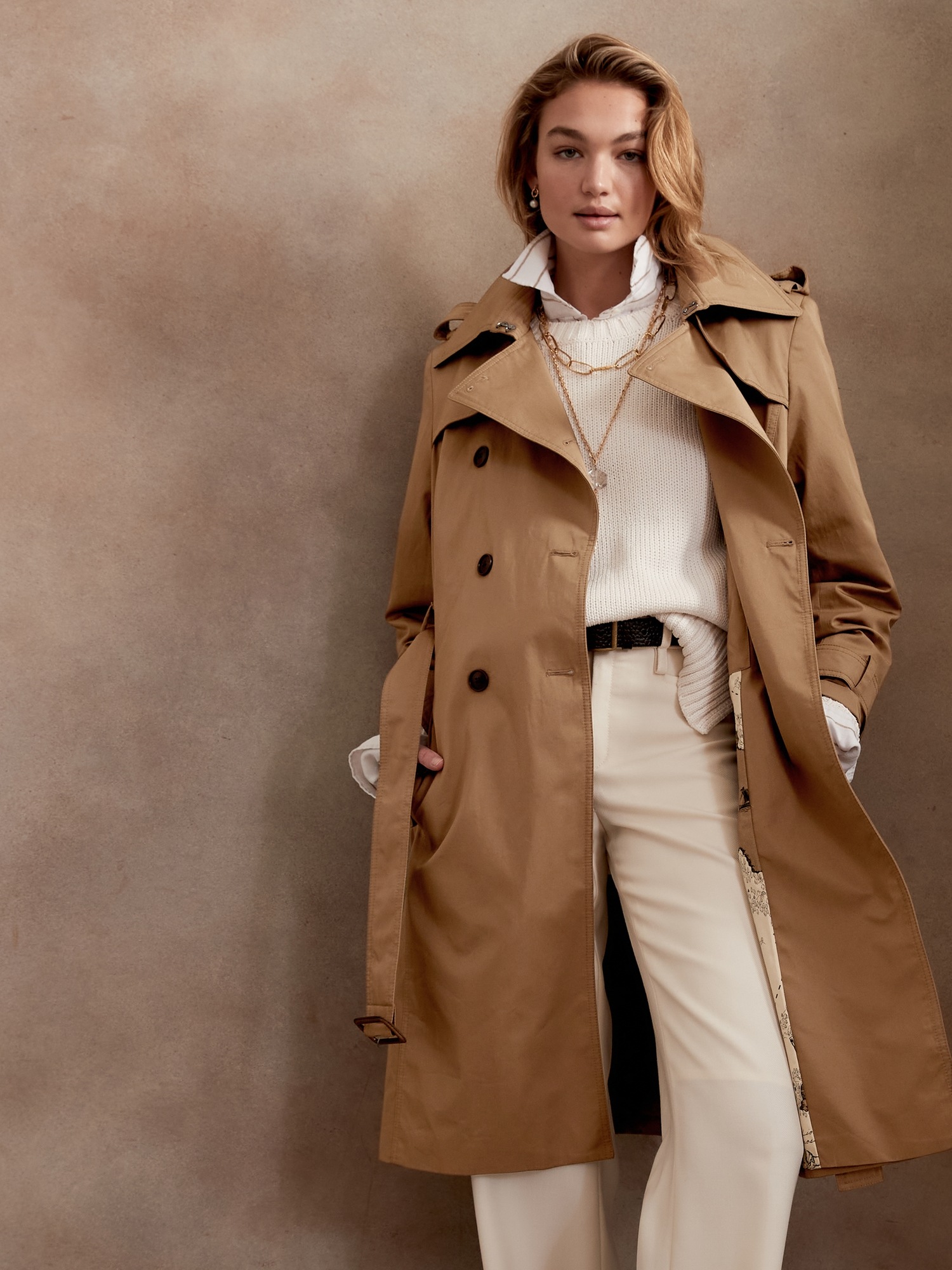 banana republic trench