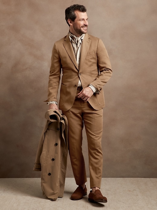 Image number 5 showing, Italian Cotton-Linen Suit Jacket