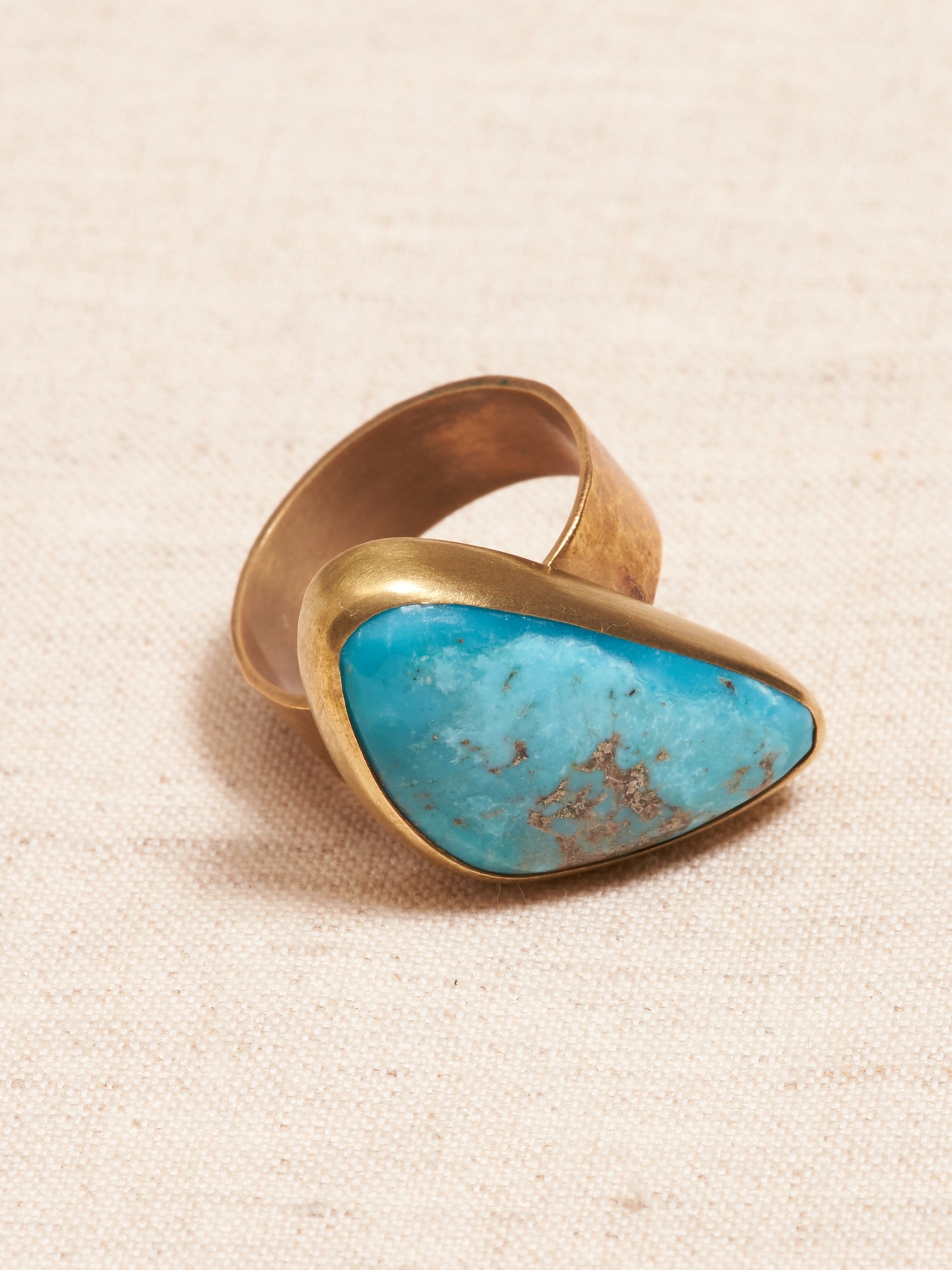Aureus + Argent | Sonora Turquoise Ring - 500075707236 - Rings TURQUOISE COLLECTION: Turquoise, a treasured stone sku 500075707236