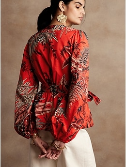 トップス BALLOON SLEEVE BLOUSE GOLD COAST BALLOON SLEEVE BLOUSE – AKIRA