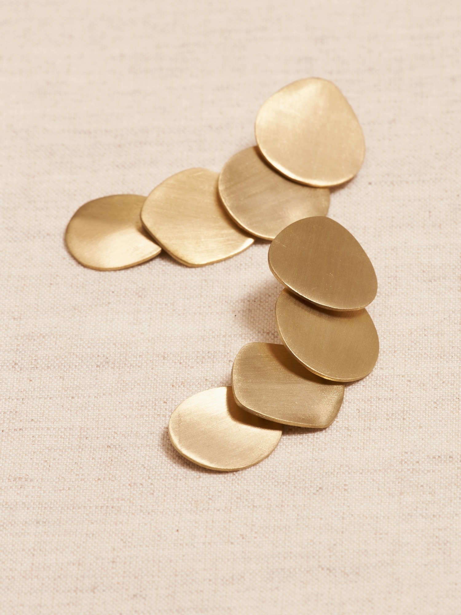 Aureus + Argent | Brass Dot Earrings