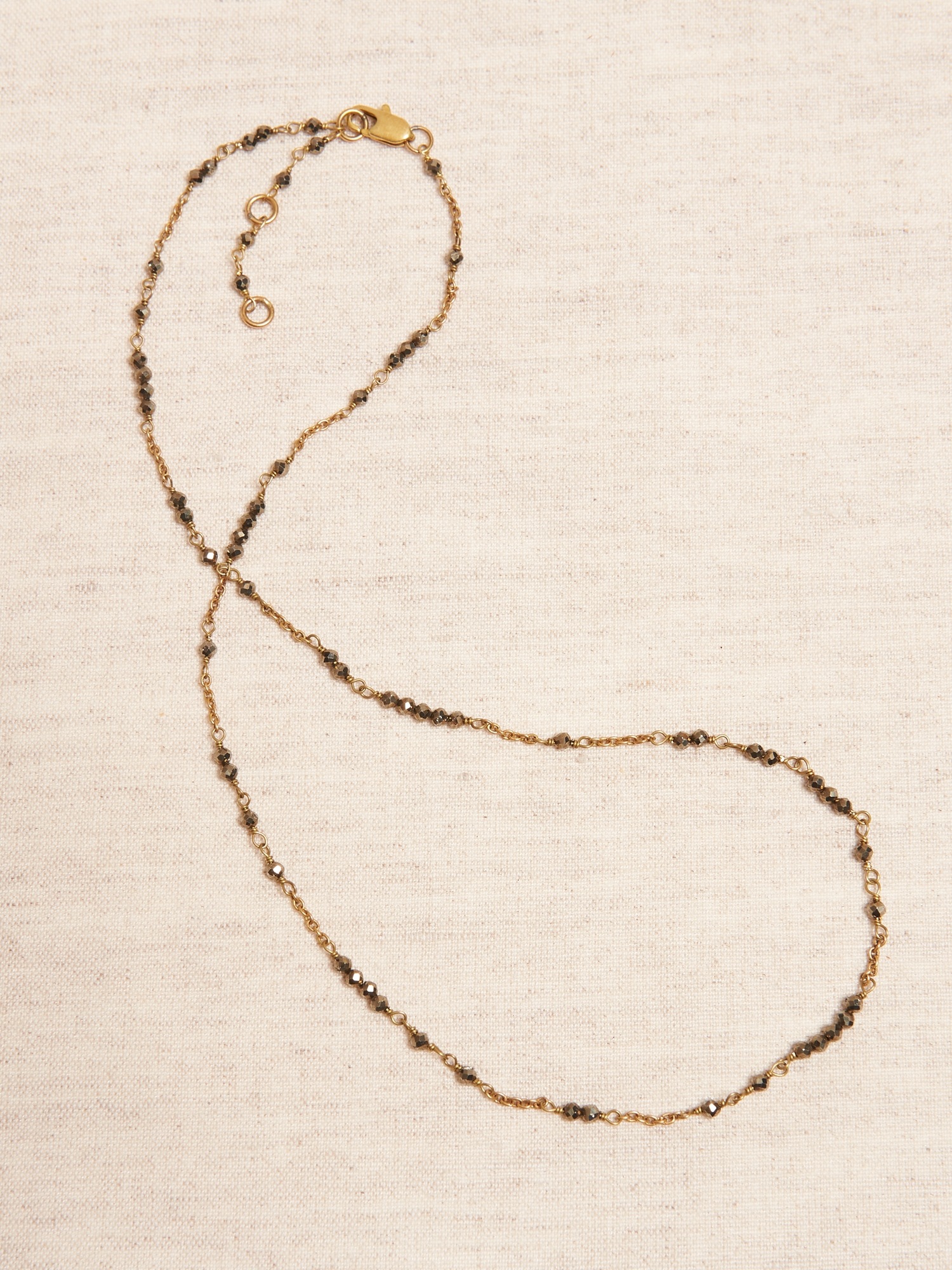 Aureus + Argent | Delicate Strand Stone Necklace