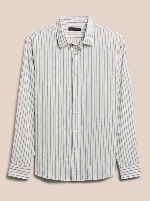 Image number 4 showing, Untucked Linen-Cotton Shirt