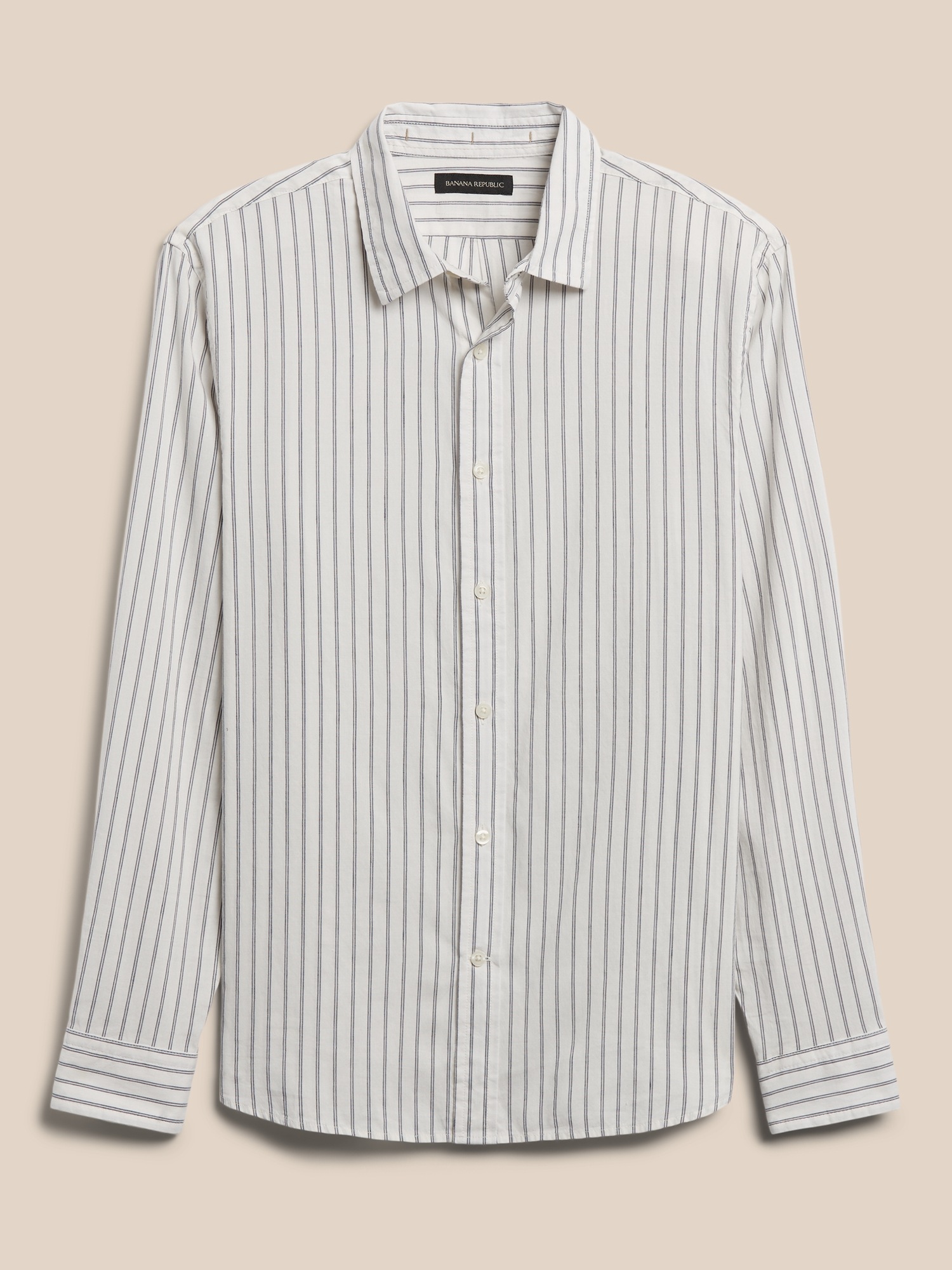 Untucked LinenCotton Shirt Banana Republic
