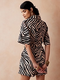 Linen Romper | Banana Republic