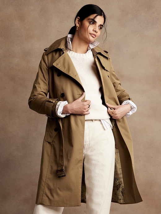 Image number 1 showing, Essential Trench Coat