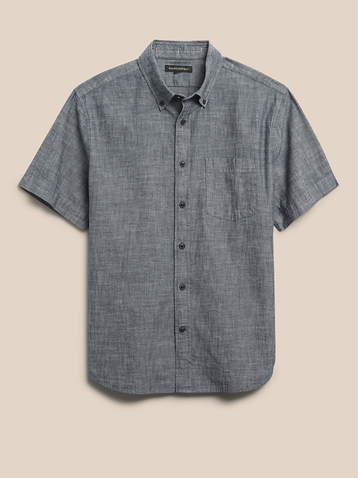 Image number 4 showing, Untucked Chambray Shirt