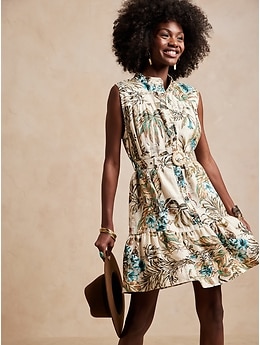 banana republic linen dress