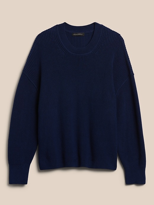 Image number 4 showing, Oversized Cotton Sweater