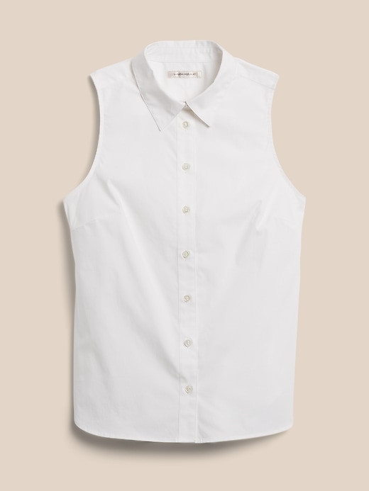 Image number 4 showing, Riley Tailored Sleeveless Shirt