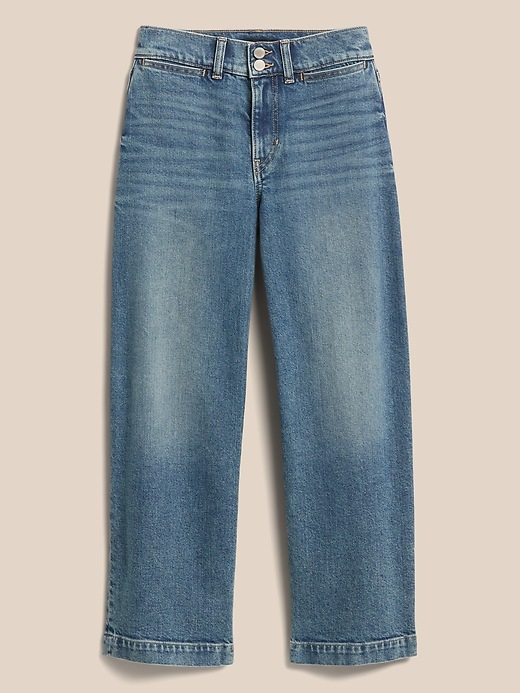 Image number 5 showing, The Wide-Leg Crop Jean