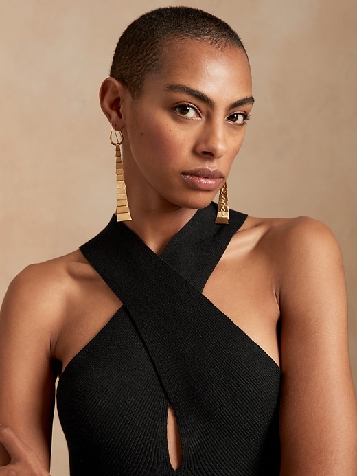 Volta Halter Sweater Dress