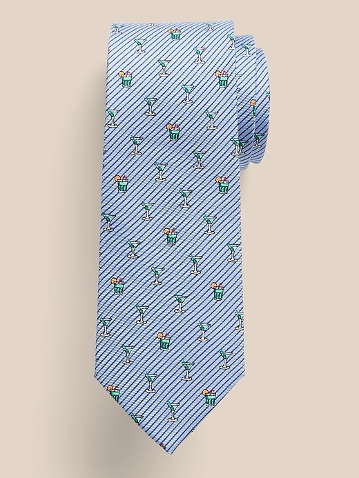 Pinstripe Cocktails Tie
