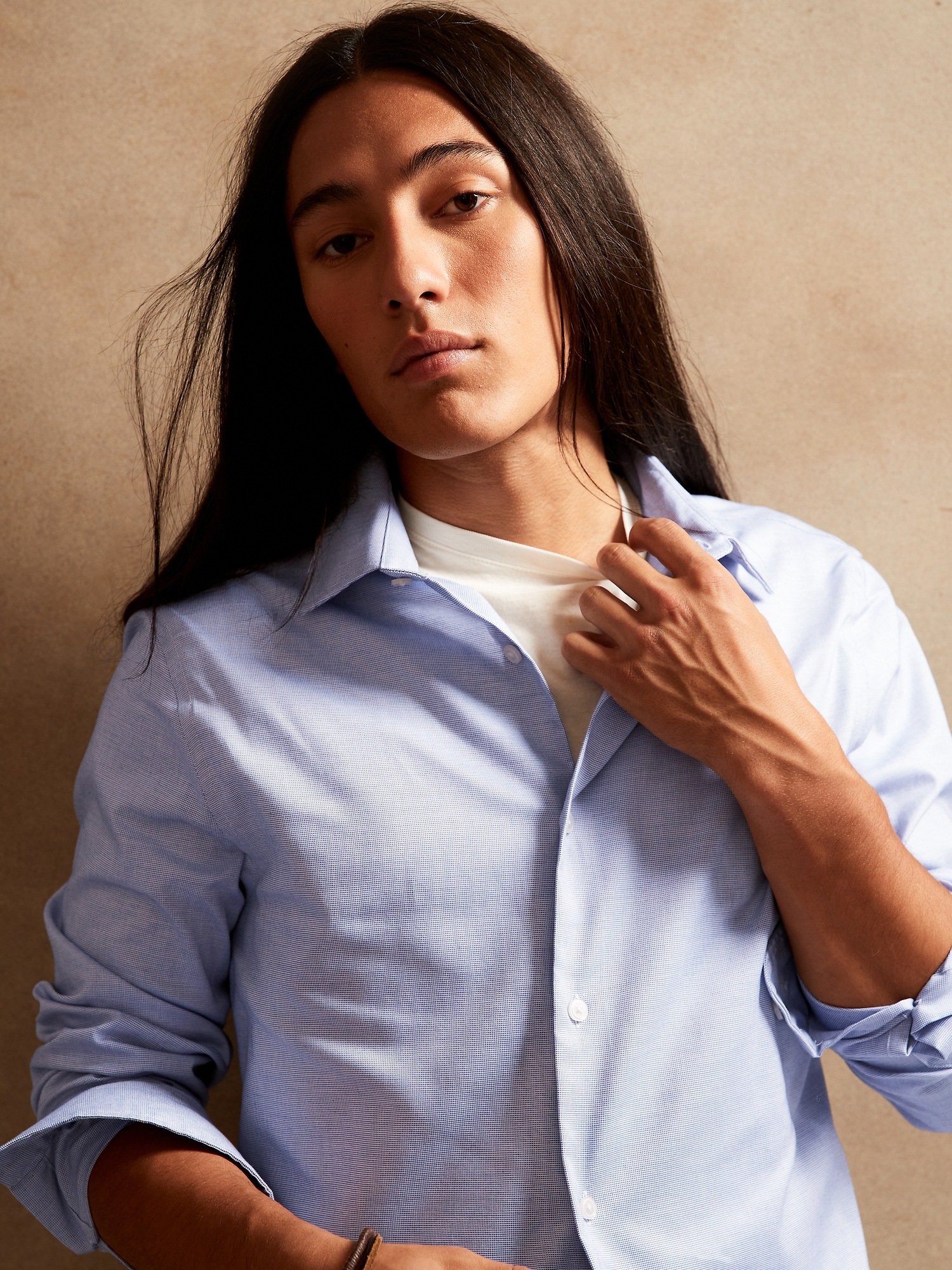 Untucked Oxford Shirt | Banana Republic