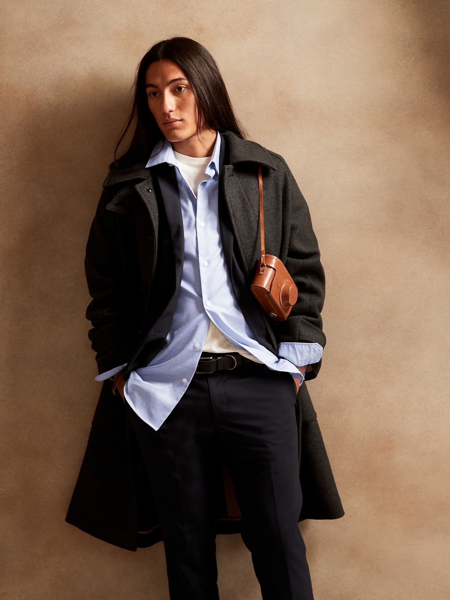 Untucked Oxford Shirt Banana Republic