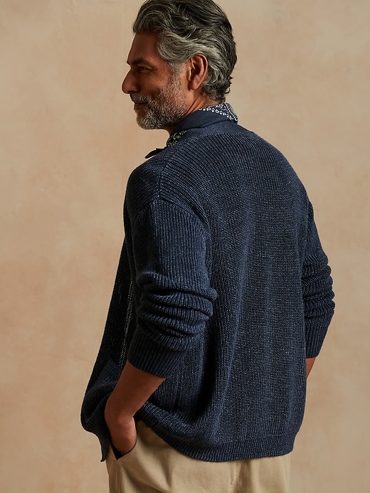 Image number 2 showing, Relaxed Linen Cardigan