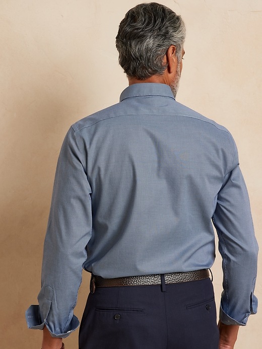 Image number 2 showing, Slim Non-Iron Dress Shirt with Button-Down Collar