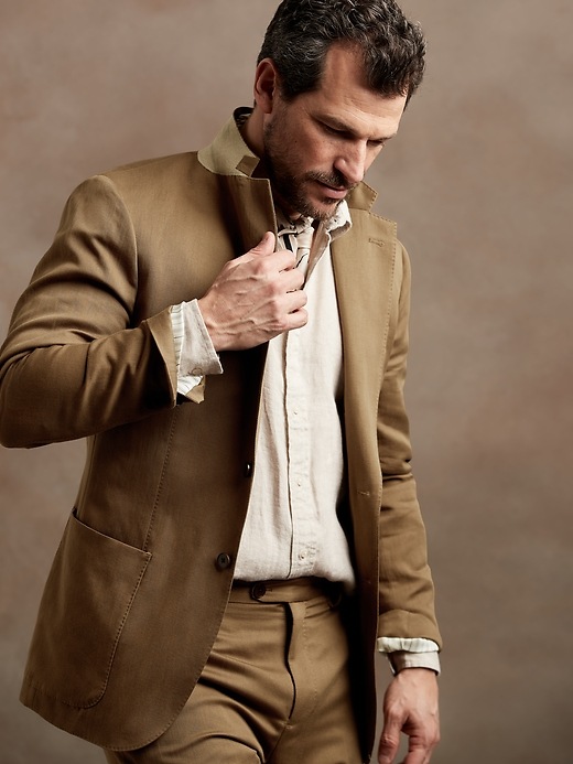 Image number 3 showing, Italian Cotton-Linen Suit Jacket