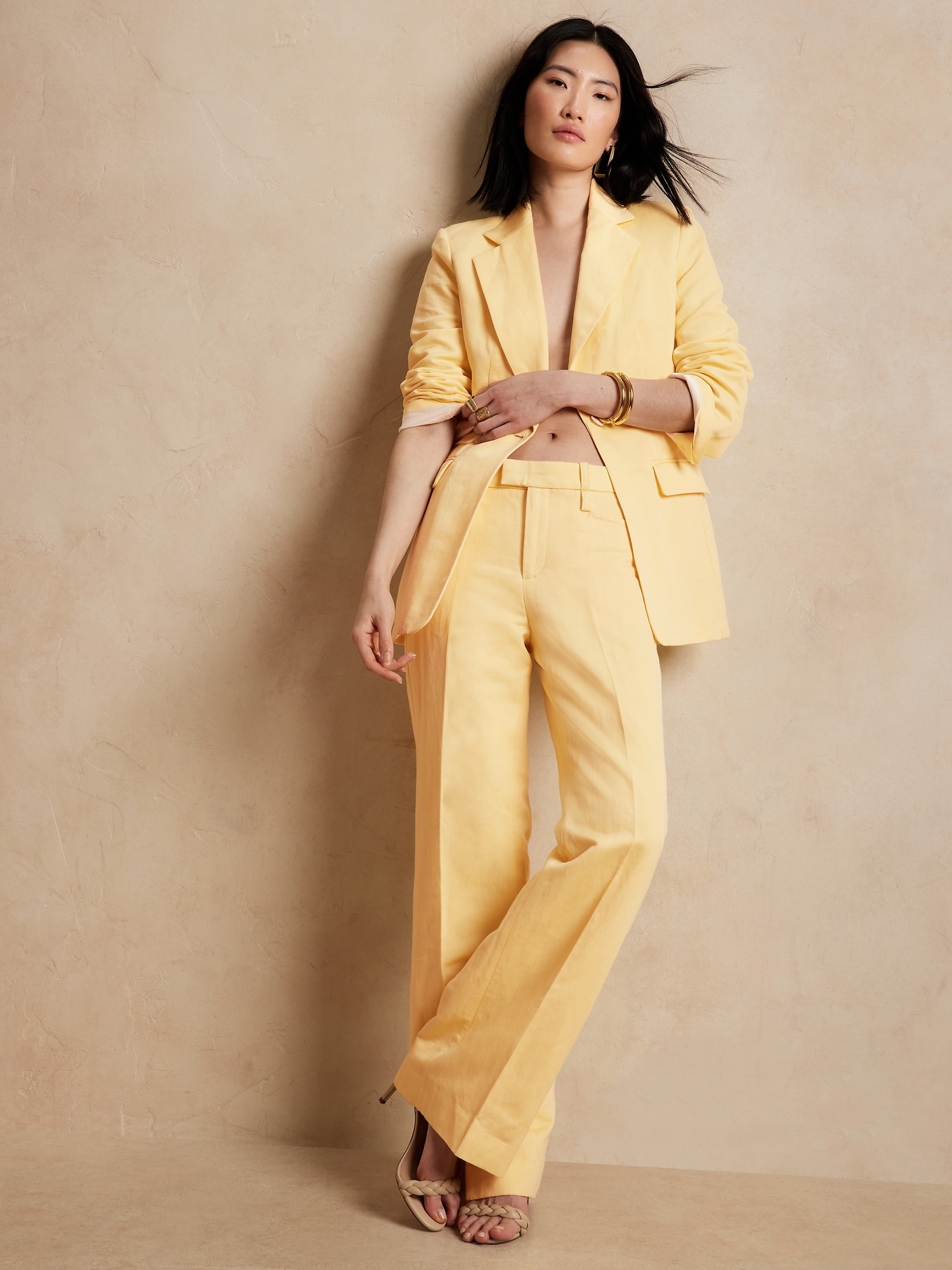 Banana republic best sale yellow pants