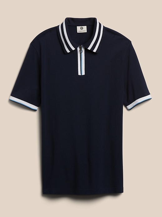 Image number 7 showing, BR ATHLETICS Zip Polo