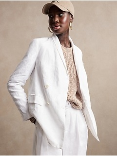 Linen Blazer | Banana Republic