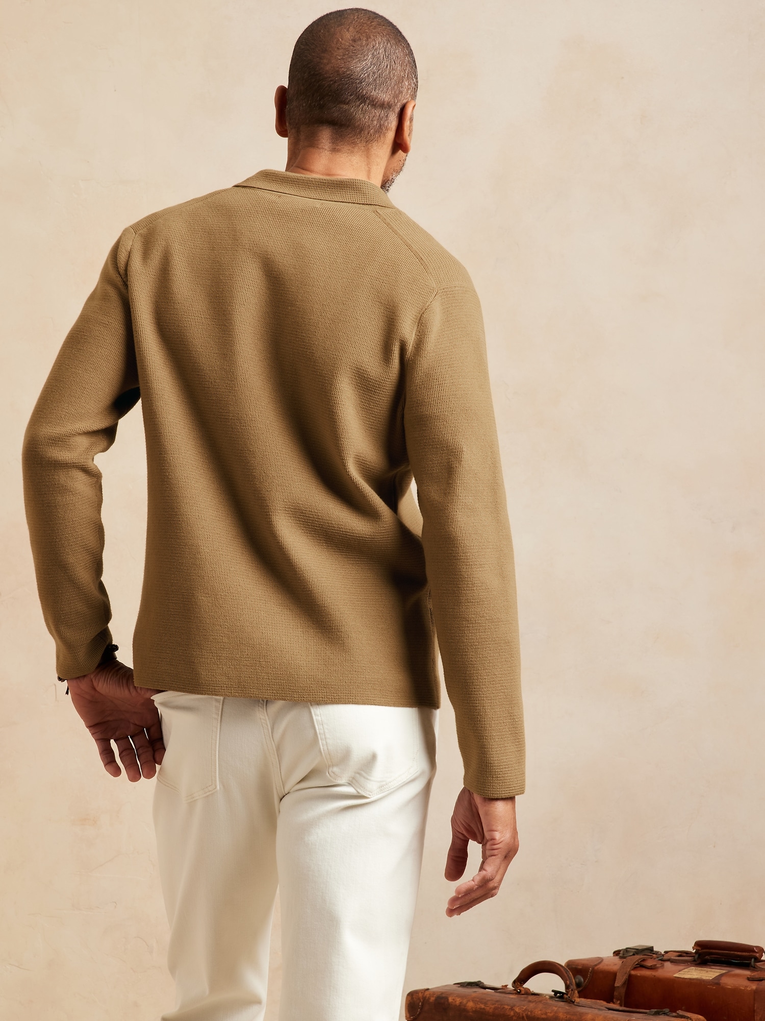 Milano Cotton Sweater Blazer