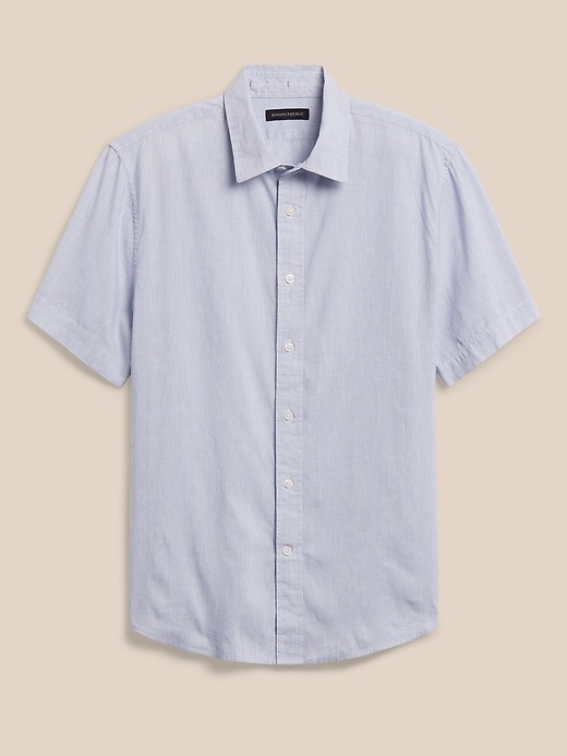 Image number 4 showing, Untucked Cotton-Linen Shirt