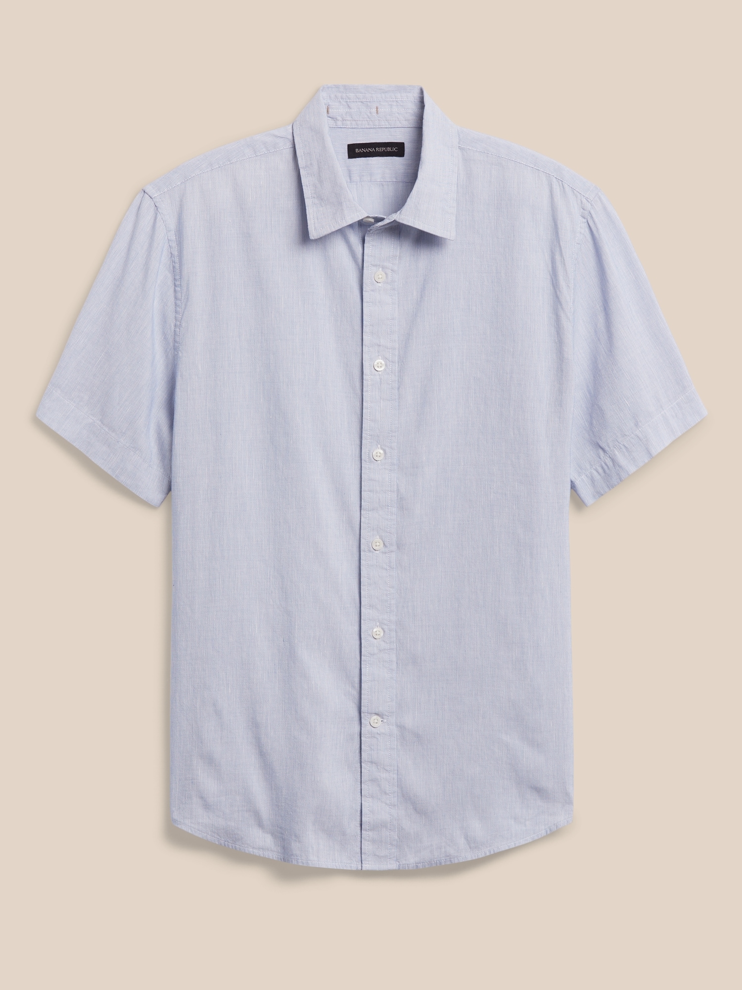 Untucked Cotton-Linen Shirt