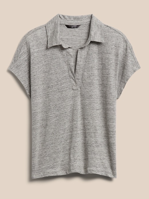 Image number 4 showing, Linen Polo