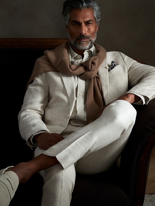 Image number 3 showing, Milano Linen Suit Pant