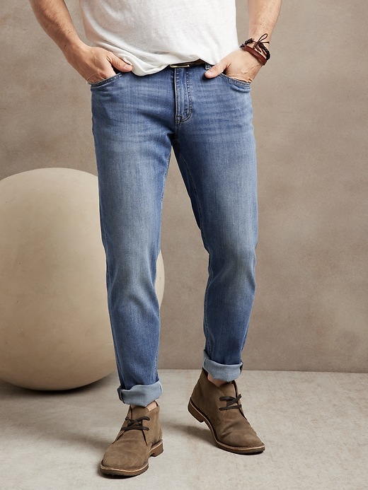 Image number 2 showing, Tapered LUXE Traveler Jean