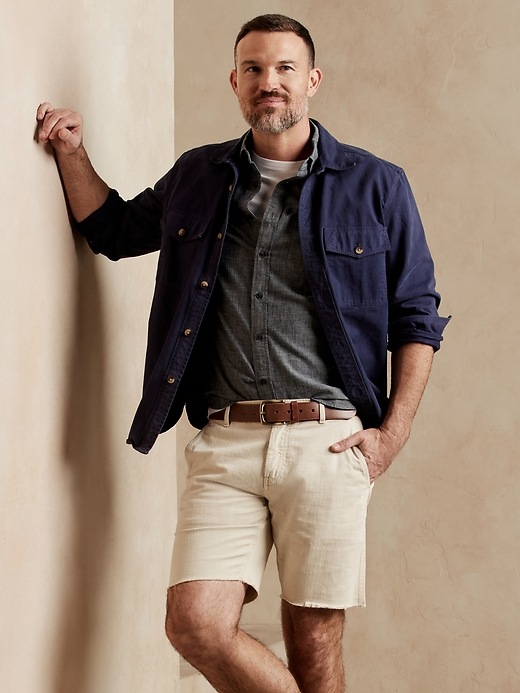 Image number 3 showing, Untucked Chambray Shirt