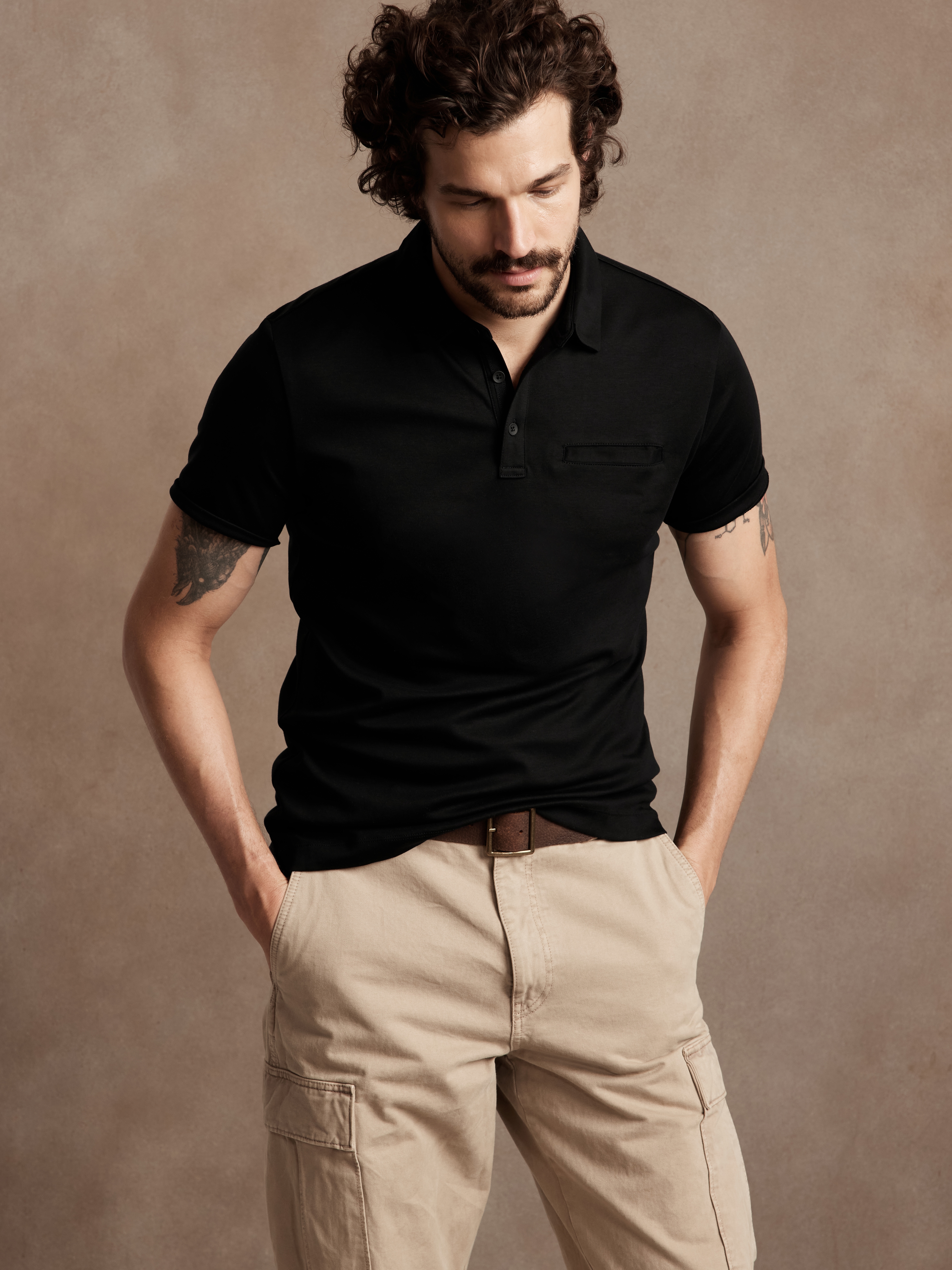Luxury-Touch Performance Golf Polo 