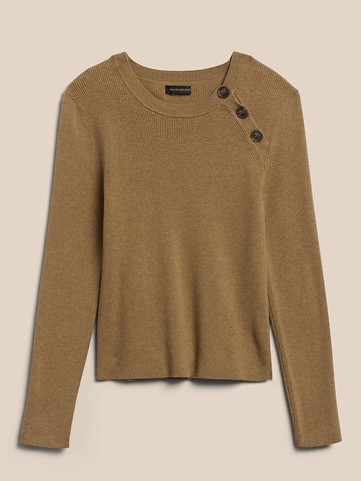 Image number 4 showing, Button-Detail Sweater
