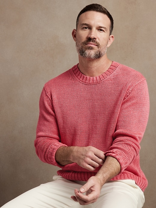 Image number 1 showing, Inland Linen Sweater